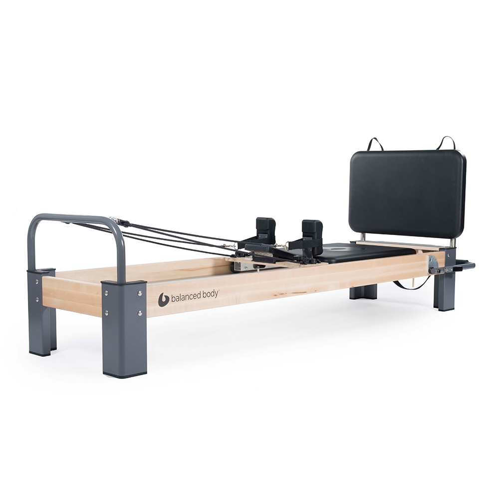Balanced Body Rialto Pilates Reformer with Tower and Mat Conversion, Pilates  Exercise Equipment, Workout Equipment for Home or Studio, Black Upholstery  in Dubai - UAE