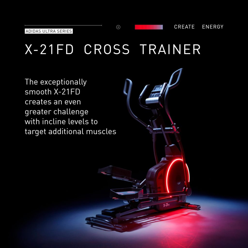 The front of the Adidas X21FD Cross Trainer