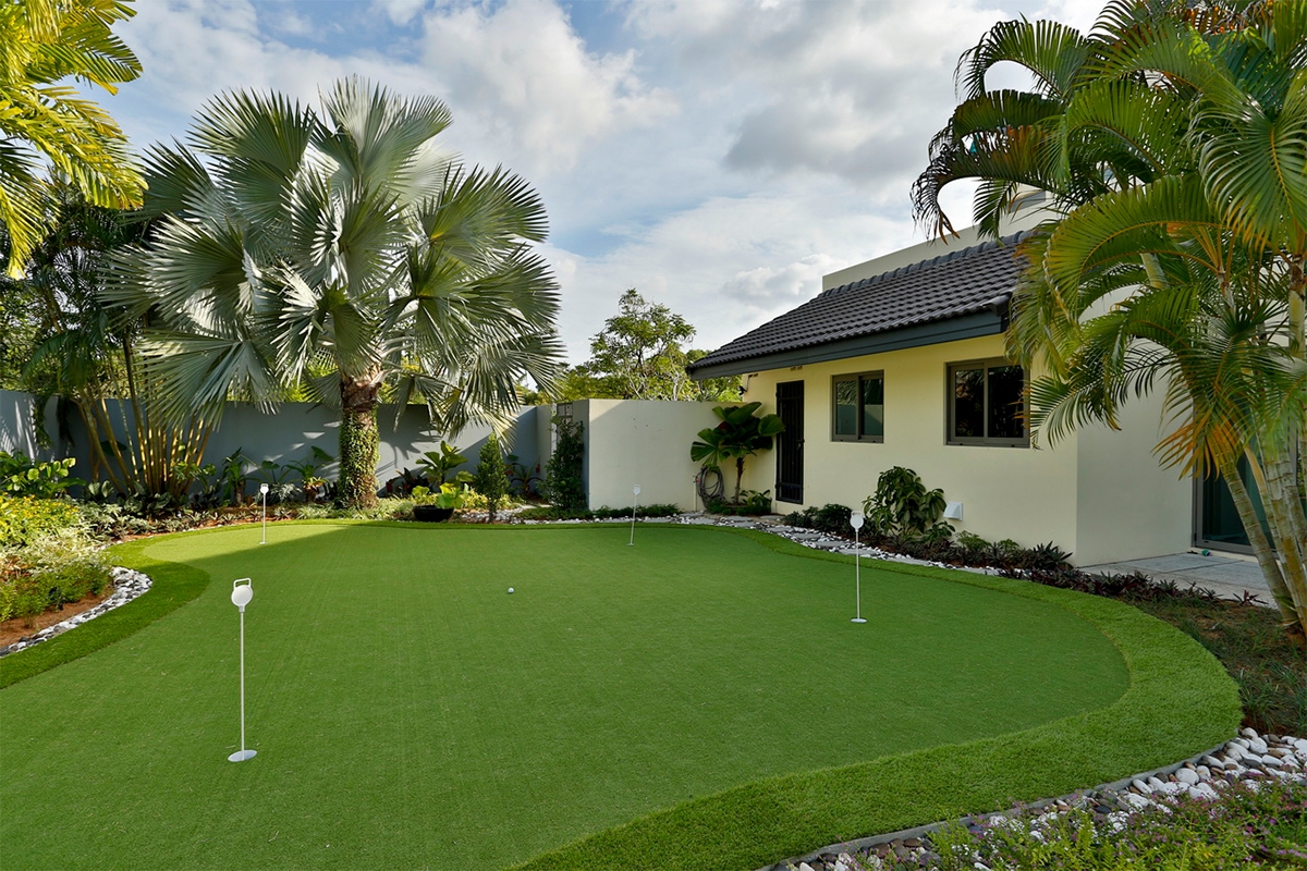 ACT Global Turfscape Synthetic Grass for Landscape Golf 5