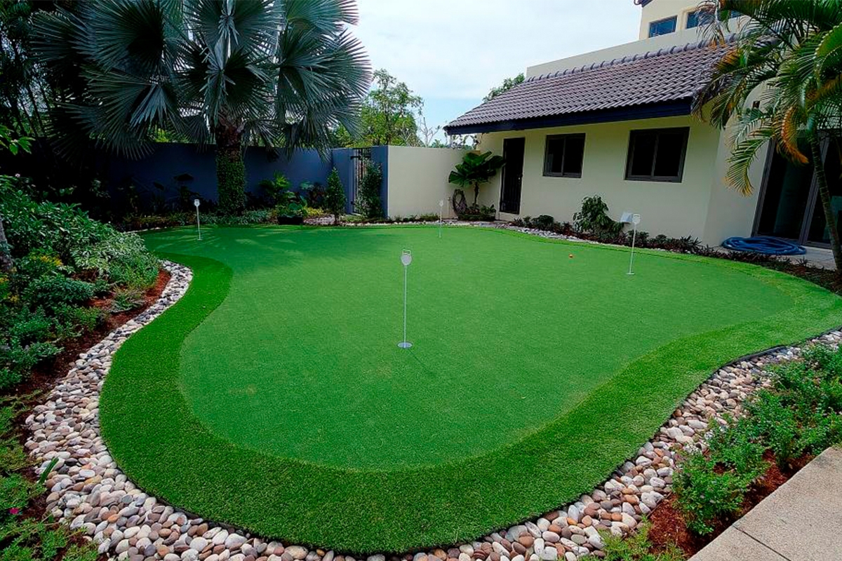 ACT Global Turfscape Synthetic Grass for Landscape Golf 8