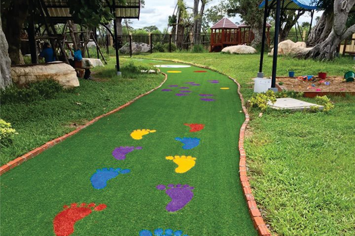 ACT Global Turfscape Synthetic Grass for Playgrounds 2