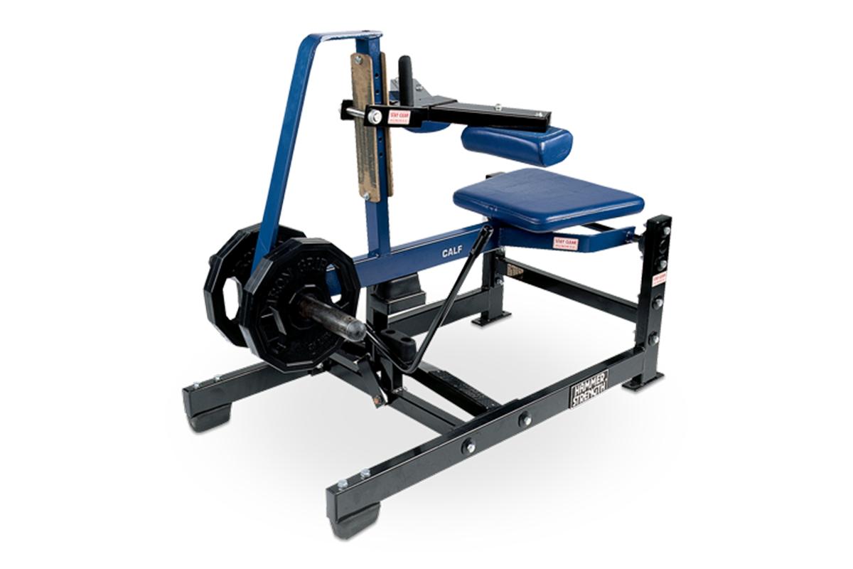 Hammer Strength Plate Loaded Strength Training Lower Body Torso Seated Calf Raise