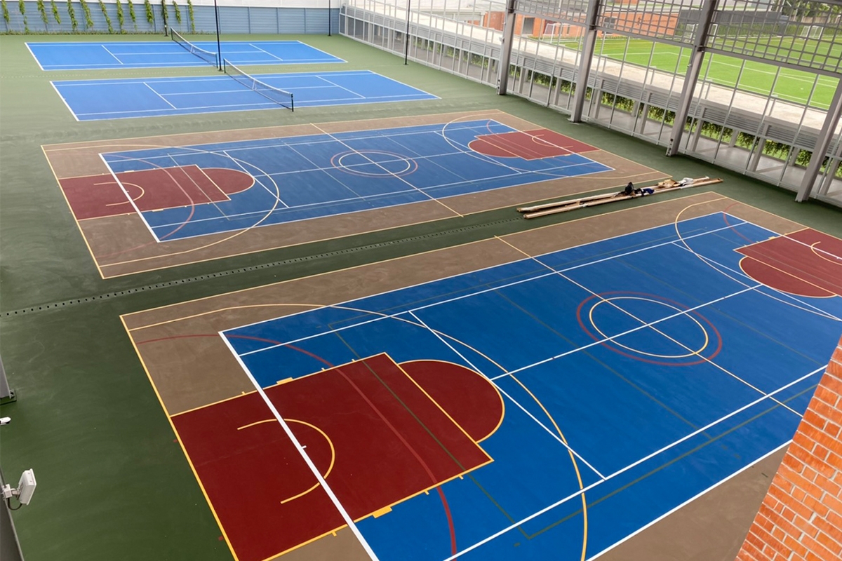 Plexipave Outdoor Acrylic Sports Flooring System 4