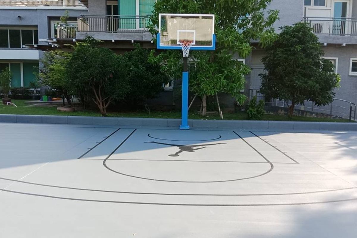 Plexipave Outdoor Acrylic Sports Flooring System 5