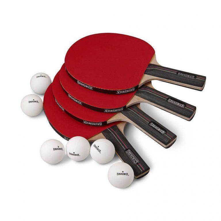 Brunswick 4-Player Table Tennis Paddle Set