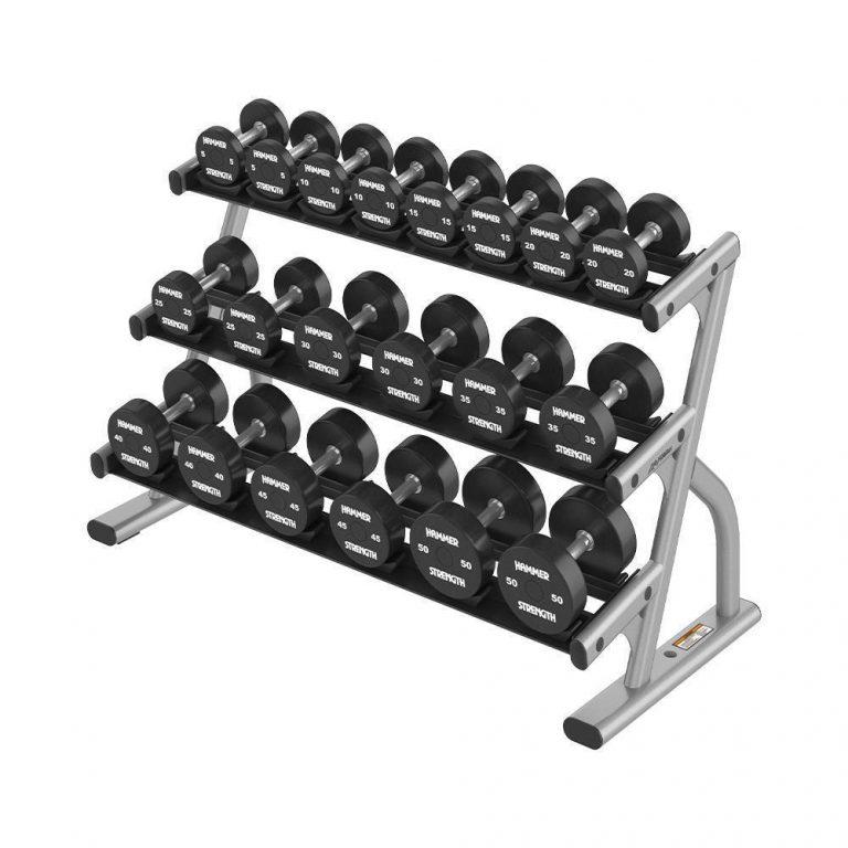 Life Fitness Axiom Series Three-Tier Dumbbell Rack